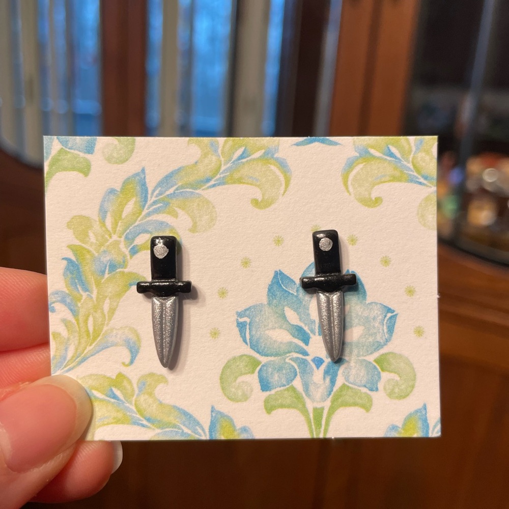 Dagger Stud Earrings